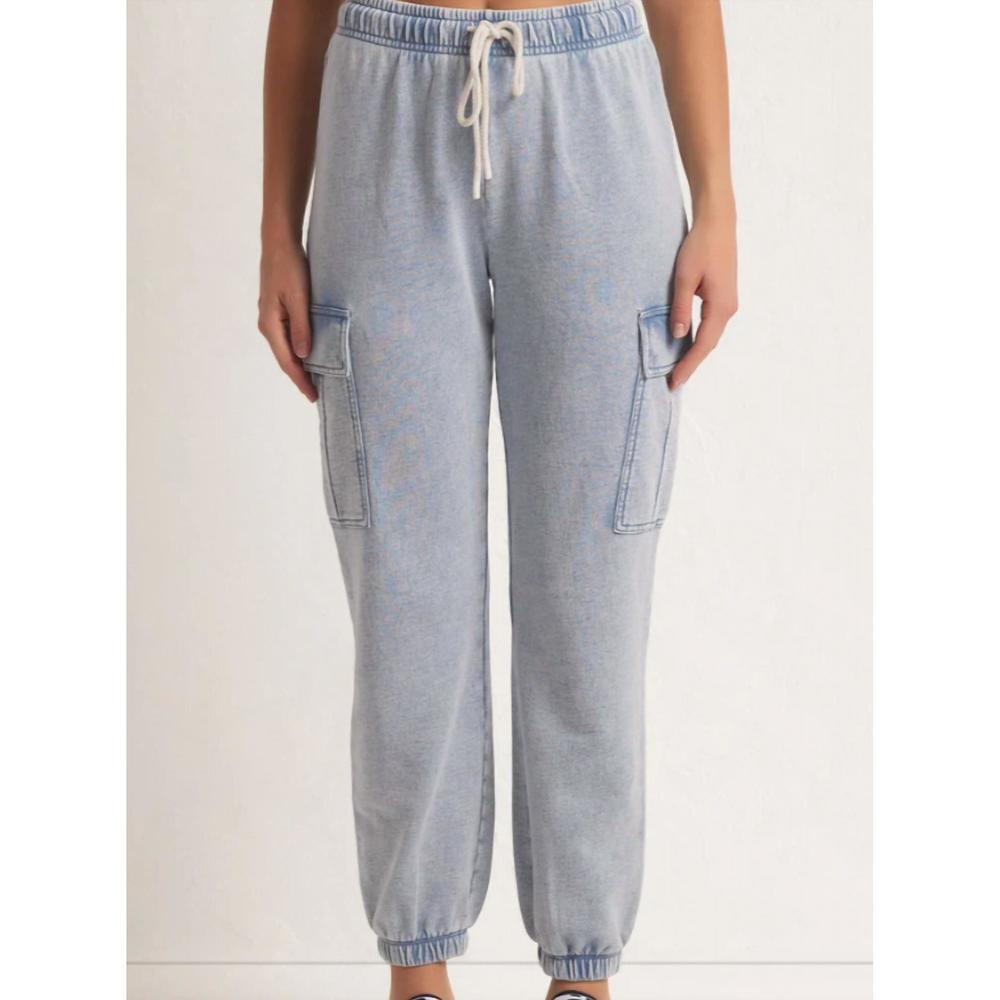 NEW Z SUPPLY tempo knit jogger in denim